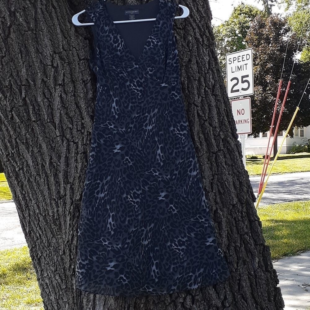 Banana Republic Leopard Print Sleeveless Dress‎ 2